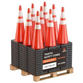 GECCO ™ 36 Inch 10 Lb Heavy Tall Orange Traffic Cones in Bulk | Large Safety by GECCO