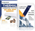 200 Pack 5mil 5“x7" Thermal Laminating Pouches Badge Laminate Pouches Clear by XUWAIDSGN