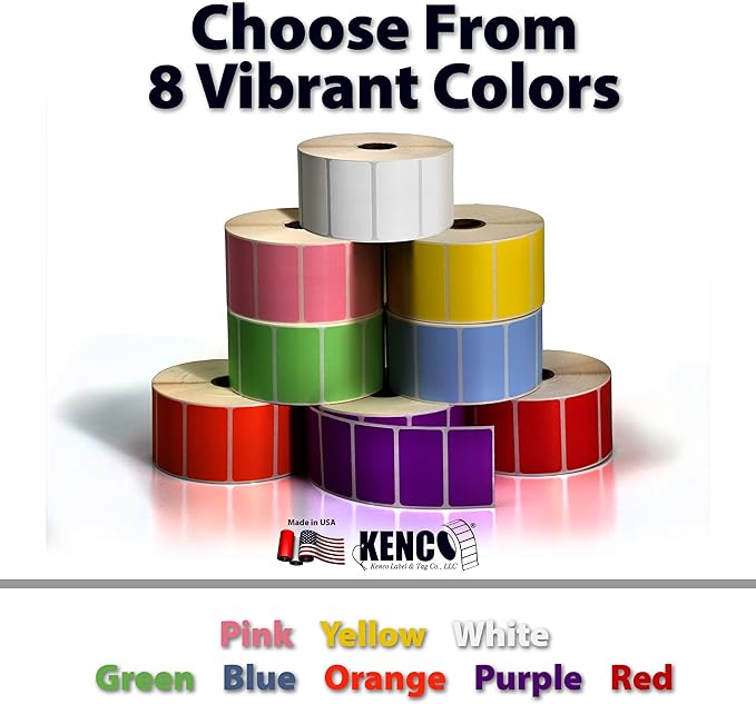 2.25" X 1.25" Direct Thermal Perforated Stickers Labels - Image 2