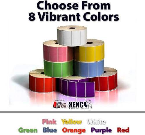 2.25" X 1.25" Direct Thermal Perforated Stickers Labels - Image 2