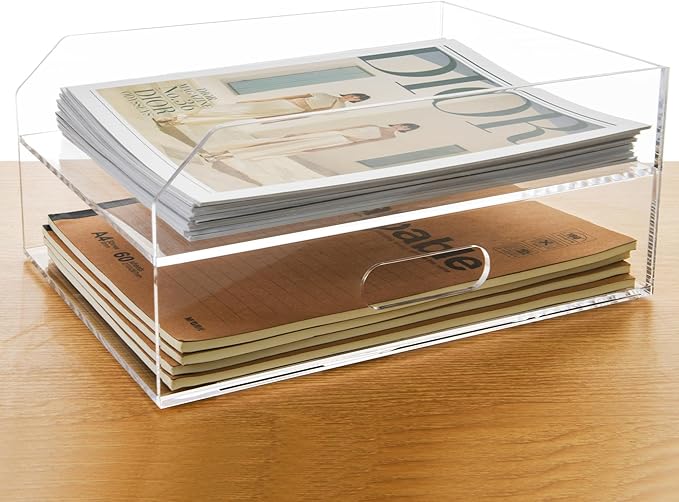 2 Tier Paper Organizer Letter Tray - Image 3