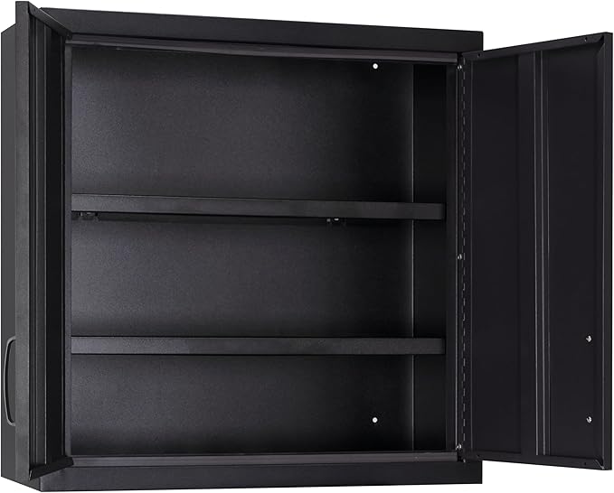 Stack-On Welded Steel 2-Door Wall Cabinet, Magnetic Door Closures & - Image 2
