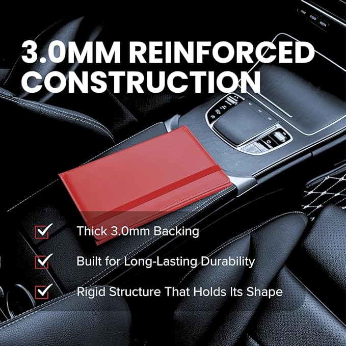 LINTRU Car Registration and Insurance Holder Trifold, Oversized Fit - Image 3