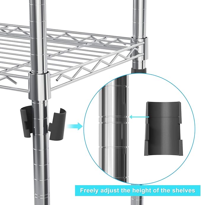 Auslar 4-Shelf Storage Shelves - Image 6