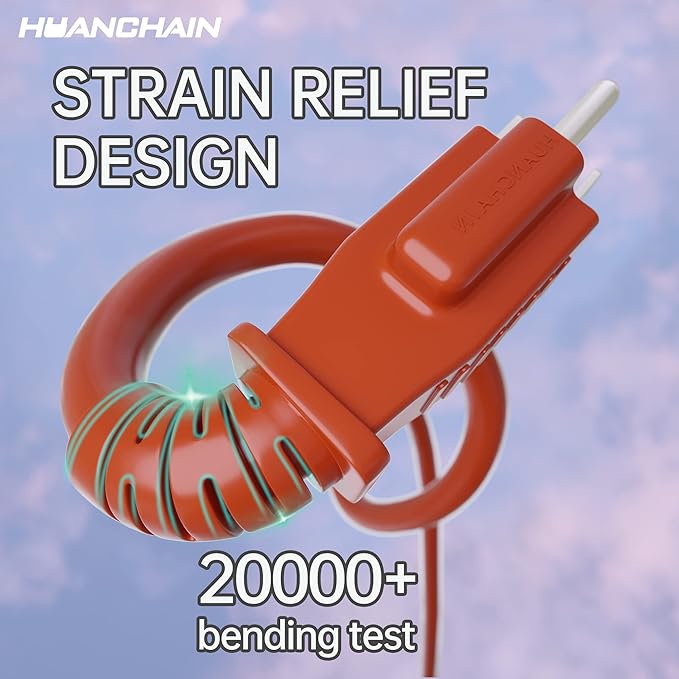HUANCHAIN Indoor Outdoor Extension Cord 25 ft Waterproof, 16/3 Gauge Flexible - Image 2