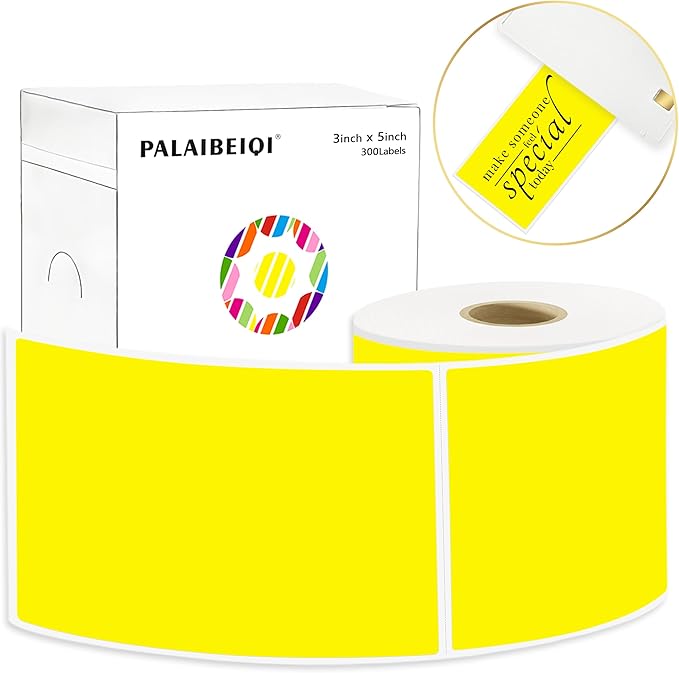 3x5 Inch Thermal Label Stickers, Moving Boxes, Address & Inventory Organization by Palaibeiqi
