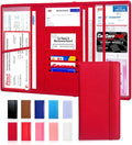 LINTRU Car Registration and Insurance Holder Trifold, Oversized Fit by LINTRU