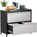SUXXAN Metal 2 Drawer Lateral File Cabinet by SUXXANFurniture