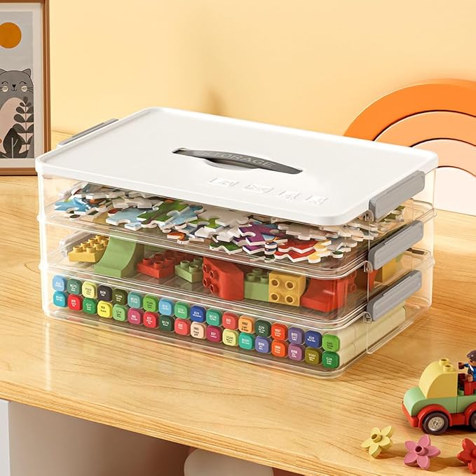 Portable Project Case Clear File Box - Image 6