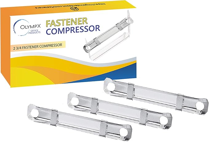 OLYMPX 100 Pcs of Prong Paper Fastener Compressors by Unknown