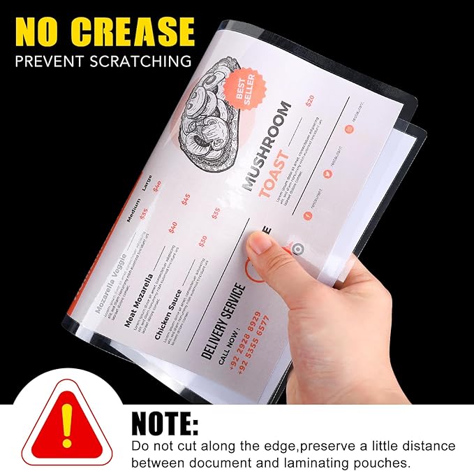 150 Pack 5 Mil Laminating Sheets, 9x11.5 Inches Thermal Laminating Pouches - Image 6