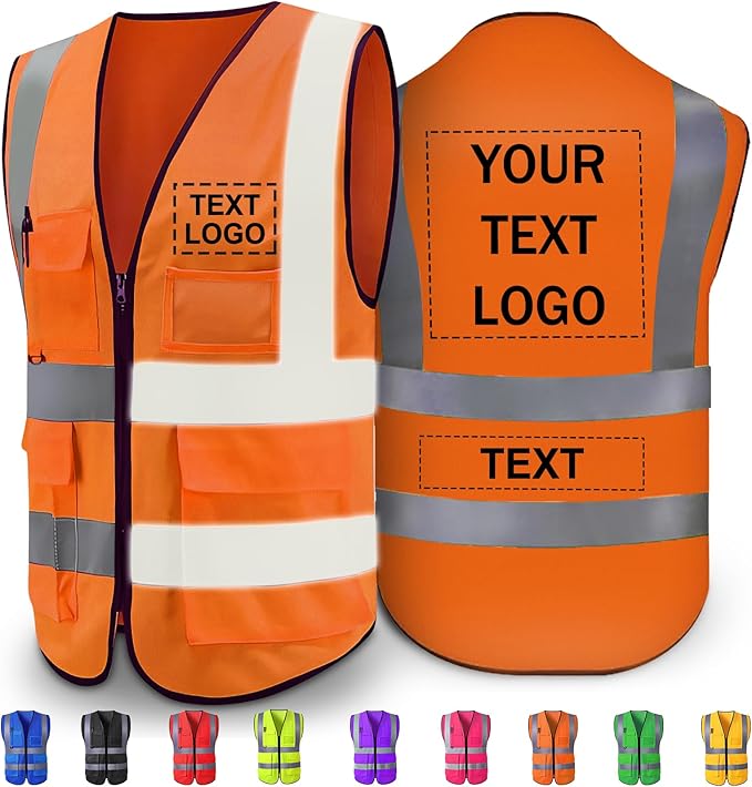 Custom Reflective Safety Vest by SRdrew