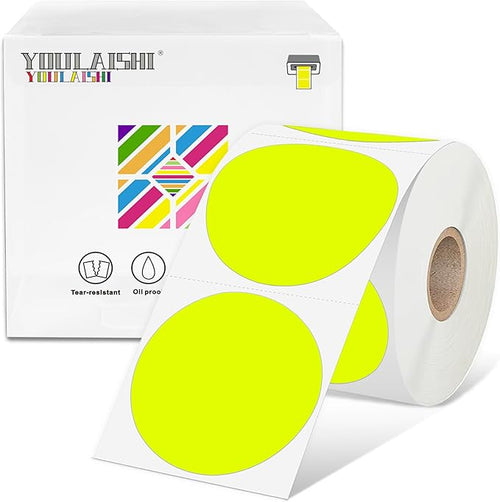 2 inch Dot Stickers Labels Circle Garage Sale Sticker 750Pcs Round Thermal by YOULAISHI