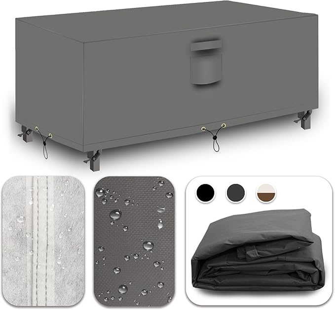Heavy Duty Patio Furniture Covers Waterproof, 600D Outdoor Furniture Cover by CNCZMH