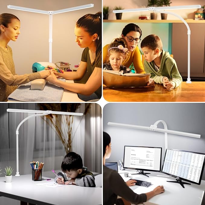 Double Head LED Desk Lamp with Remote Control - Image 7