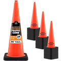 Xpose Safety 36 Inch Orange Traffic Cones Heavy Duty 12lb, Kids and Construction by XposeSafety