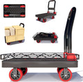 2IN1 Heavy Duty Platform Trucks Flatbed Carts, Push Cart Dolly 1760lbs Capacity by Lomive