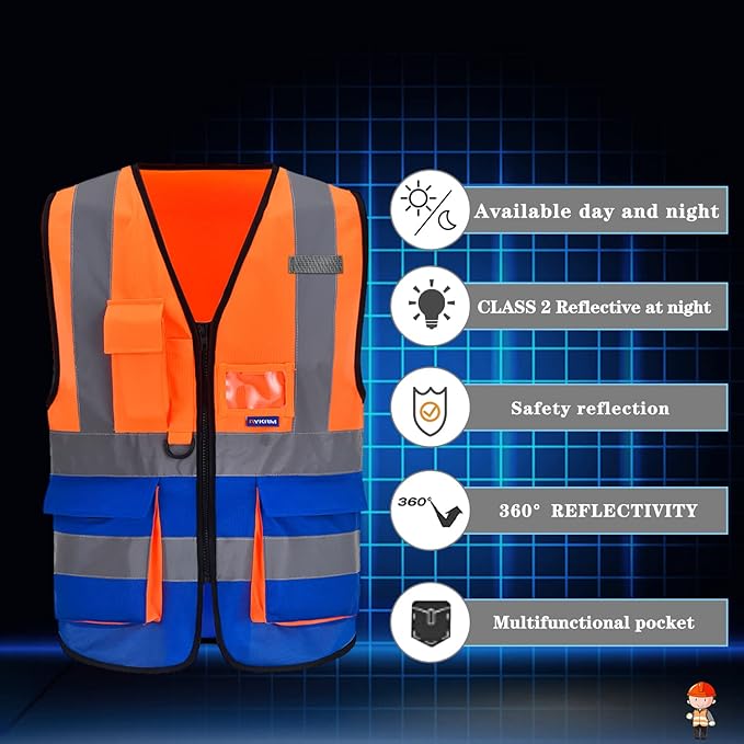 A-SAFETY High Visibility Safety Vest - Image 6