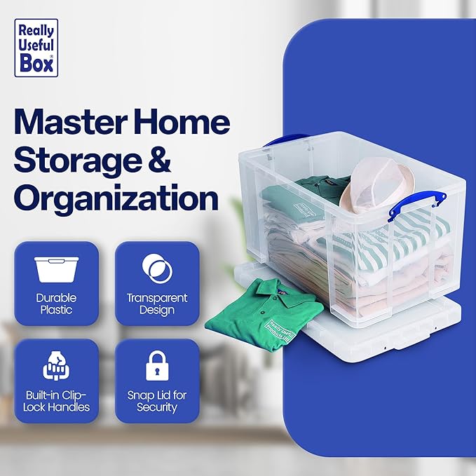 Really Useful Box 84 Liters Storage Container - Image 4