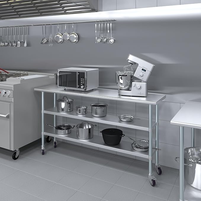 AmGood Stainless Steel Work Table - Image 5