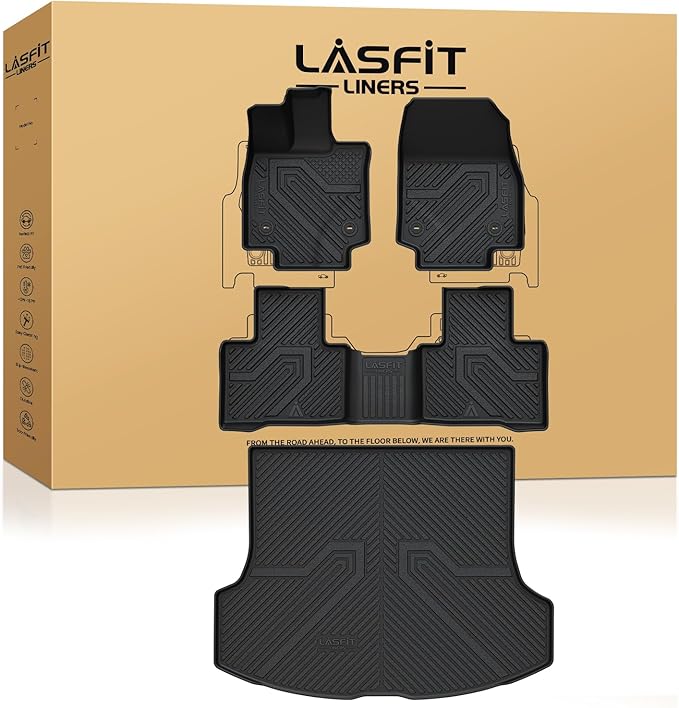 LASFIT Floor Mats & Cargo Mat for Lexus RX/RX350/RX350h/RX500h 2023-2026 by LASFIT