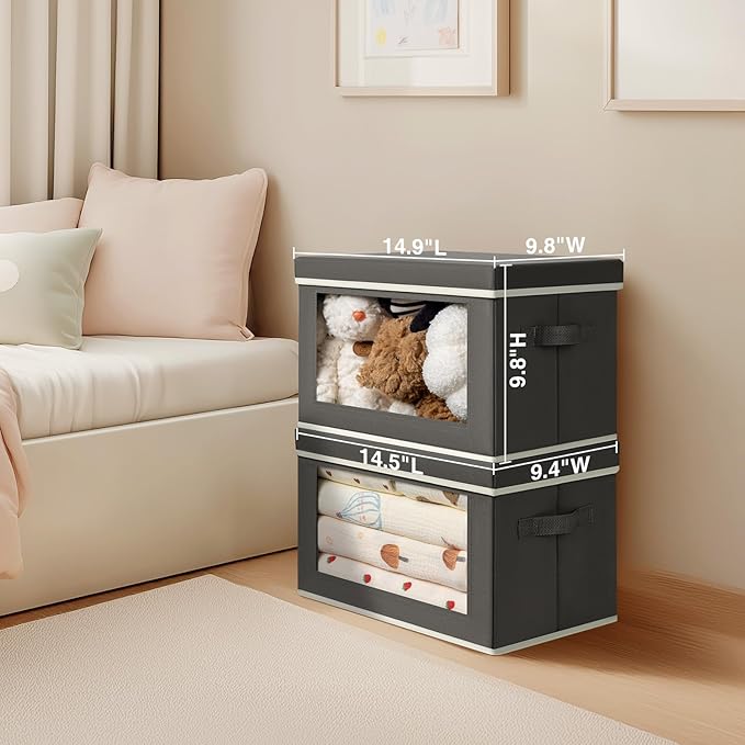 Storage Boxes with Lids - Image 2