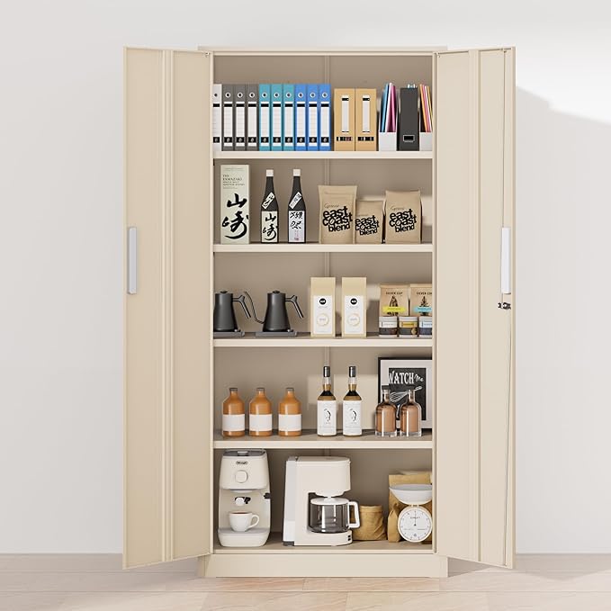 Greenvelly Metal Garage Storage Cabinet - Image 8