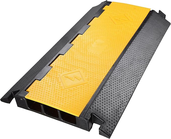Yescom Cable Ramp Protector 3 Channel Garden Hose Protecitive 44000 Lbs Load by Yescom