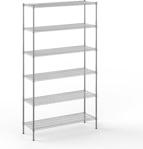 18" Deep x 54" Wide x 96" Height Wire Shelving Kit | 6-Tier | NSF Commercial by Regal+Altair
