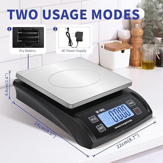 Large Digital Kitchen Scale 30kg/66lb Food Scale - Image 3