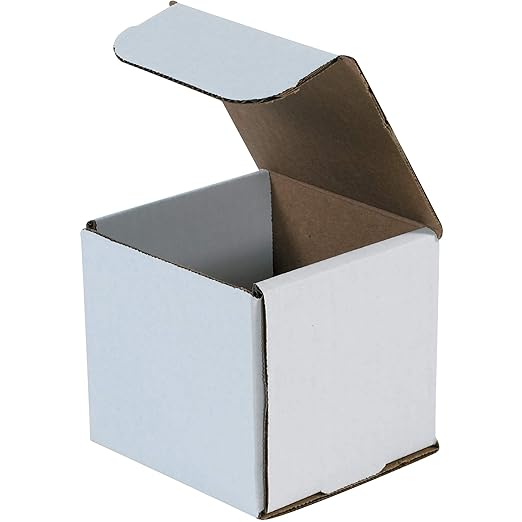 BOX USA Shipping Boxes Small 4"L x 4"W x 4"H, Moving and Storage by BOXUSA