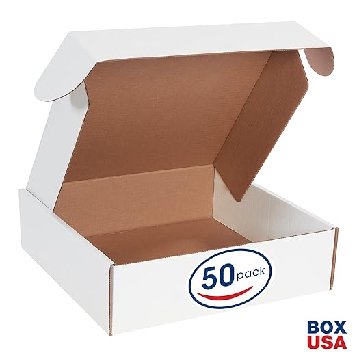Box USA 14" Deluxe Shipping Boxes 14"L x 14"W x 4"H, Gifts or Bulk Business - Image 2