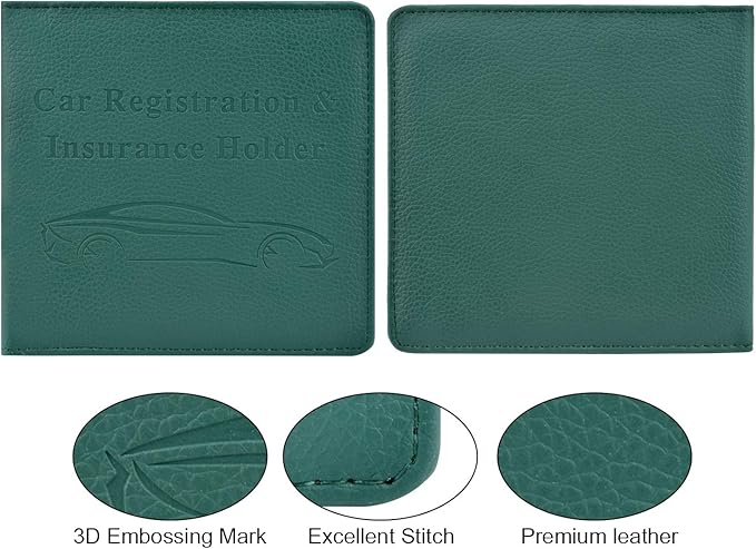 Cacturism Car Registration and Insurance Holder, Vehicle Glove Box Car - Image 4