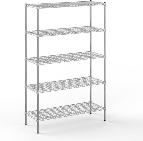 18" Deep x 48" Wide x 74" Height Wire Shelving Kit | 5-Tier | NSF Commercial by Regal+Altair