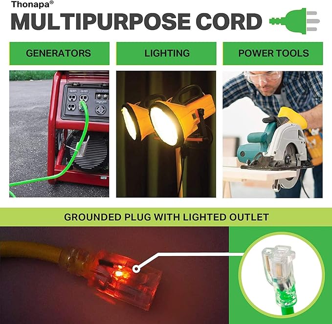 25 Foot Outdoor Extension Cord - Image 4
