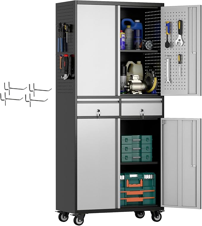 Aobabo Metal Storage Cabinet - Image 4