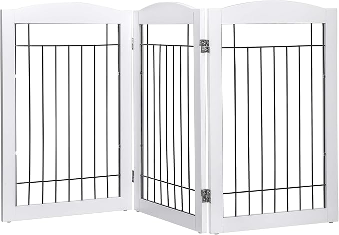 Spirich Freestanding Wire Pet Gate - Image 7