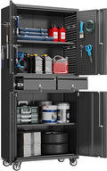 Aobabo 71" H 2 Drawer Metal Storage Cabinet by Aobabo