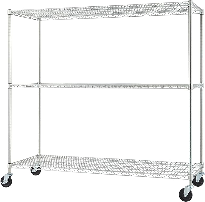 Trinity Basics 3-Tier Adjustable Wire Shelving by TRINITY
