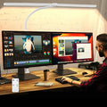 Double Head LED Desk Lamp with Remote Control by MACASA