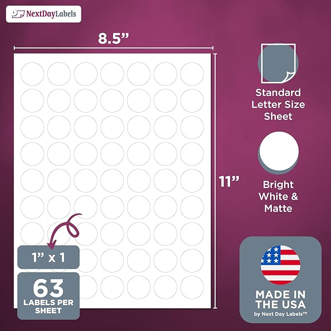 NextDayLabels - Laser/Ink Jet White Labels - Image 2