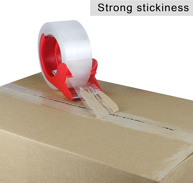BOMEI PACK Silent Packing Tape, 2.4Mil x 1.88” x 110yds, Heavy Duty Clear - Image 5
