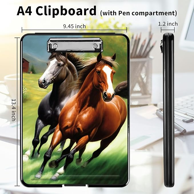 A4 Clipboards, Heavy Duty Waterproof Nursing Plastic Folder Clipboard - Image 2