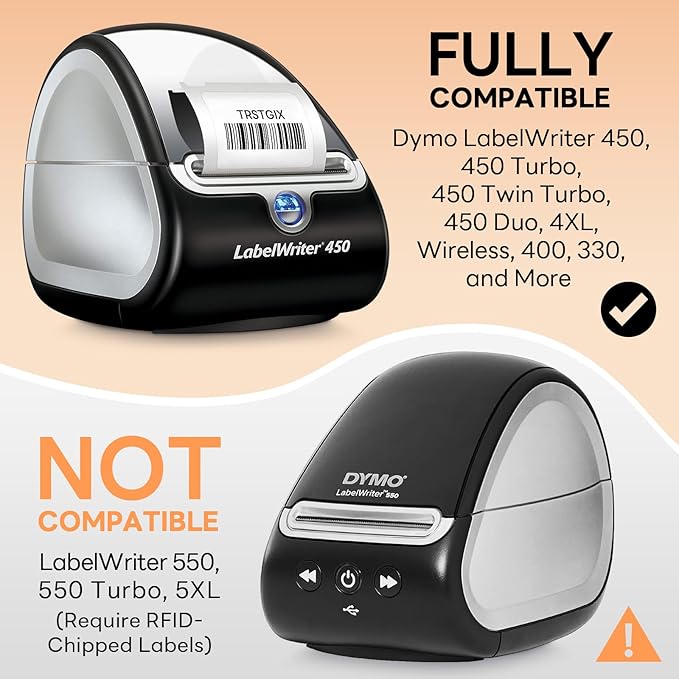 Compatible DYMO 30334 Direct Thermal Multipurpose Labels, Barcode/FNSKU Address - Image 3