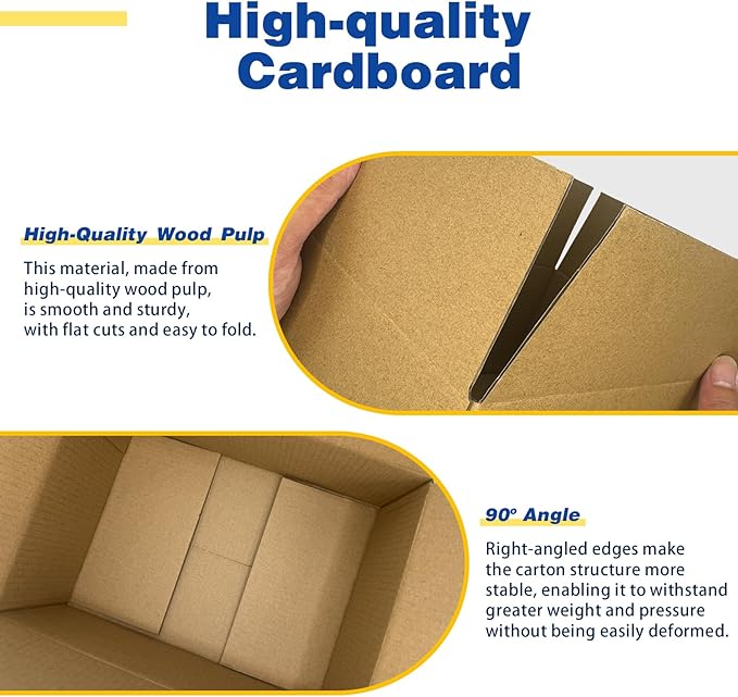 30 Pack 6x4x2 inches Small Shipping Boxes Brown Corrugated Cardboard Boxes - Image 4