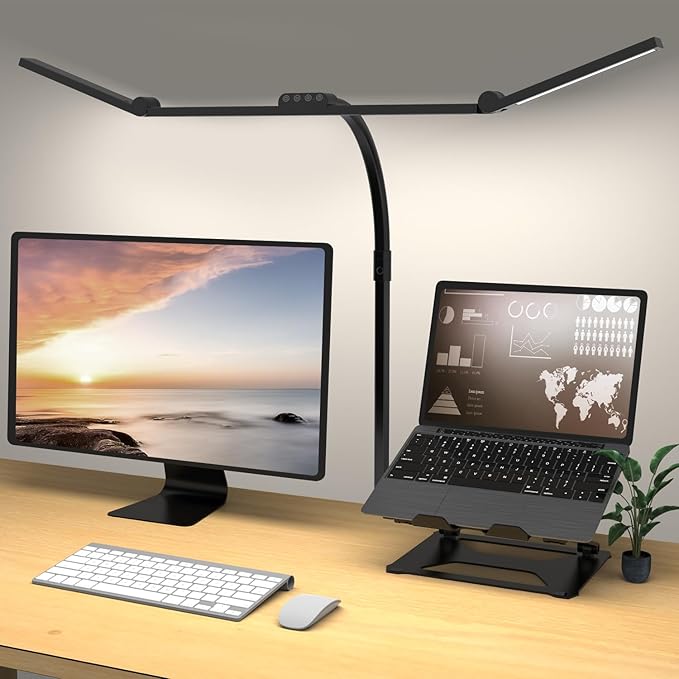 3 Light Bar Gooseneck Architect Desk Lamp by Omorepa