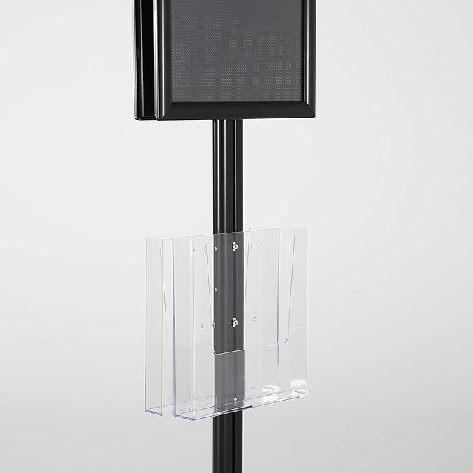 M&T Displays Free Standing Aluminum Display Stand Double Sided Document - Image 4