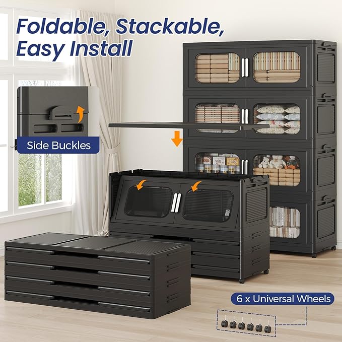 200Gal Exra Large Stackable Storage Bins - Image 5