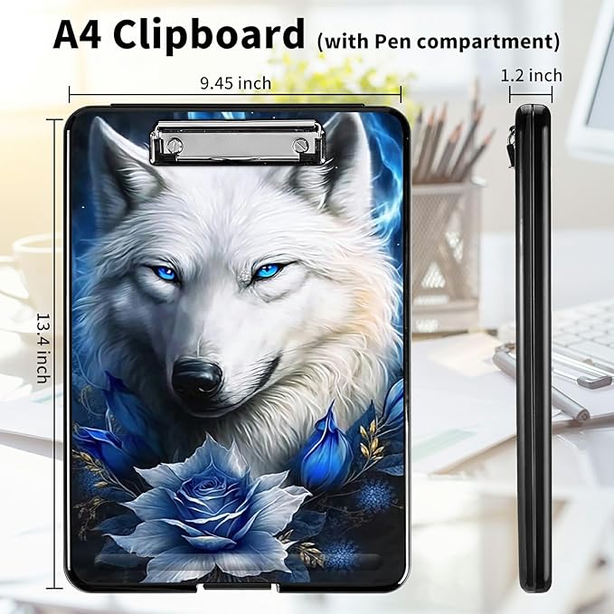 A4 Clipboards, Heavy Duty Waterproof Nursing Plastic Folder Clipboard - Image 2