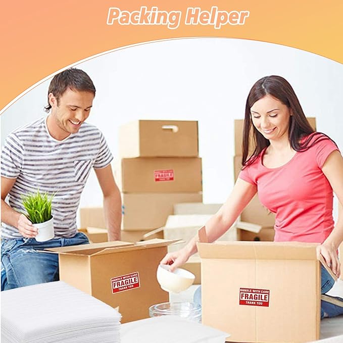 100 Pack 12'' x 16'' Cushion Foam Pouches, Moving Supplies - Image 6